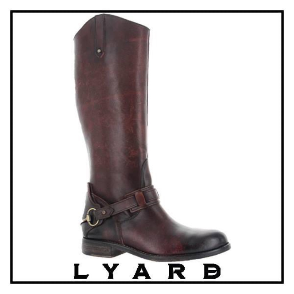 Lyard Leather Riding Boots
